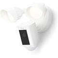 Ring Floodlight Cam Wired Plus with motion-activated 1080p HD video, White (2021 release)