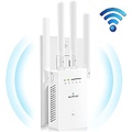 NETFUN 【2022 Upgraded】 WiFi Extender WiFi Range Extender Wireless Internet Booster Cover up to 5000 sq.ft & 35 Device Wireless Signal Booster Repeater with Ethernet Port Extend Internet W