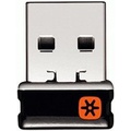 Logitech C U0007 Unifying Receiver for Mouse and Keyboard Works with Any Logitech Product That Display The Unifying Logo (Orange Star, Connects up to 6 Devices)