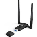 UJTKFIRS USB WiFi Adapter for PC: Wireless Network Adapter for Desktop Laptop Computer with 1200Mbps 5G 2.4G WiFi Dongle High Gain 6dBi Antennas 802.11ac for Windows 10 8.1 8 7 XP Vista Mac