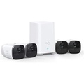 eufy security by Anker eufyCam 2 Wireless Home Security Camera System, 365-Day Battery Life, HD 1080p, IP67 Weatherproof, Night Vision, Compatible with Amazon Alexa, 4-Cam Kit, No