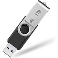 USB Flash Drive 3.0, AmmEicooan 1TB USB Thumb Drives Read & Write Speads up to 100MB/S for Laptop, External Data Storage Drive with Memory Stick,Rotated Desig,Jump Drive Storage (B