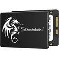 Somnambulist SSD 240GB SATA III 6Gb/s Internal Solid State Drive 2.5″ 7mm(0.28″) Read Speed Up to 550Mb/s 3D NAND for Laptop and Pc H650(240GB Black Dragon)