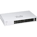 CISCO DESIGNED Cisco Business CBS110-24T-D Unmanaged Switch 24 Port GE 2x1G SFP Shared Limited Lifetime Protection (CBS110-24T-NA)