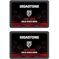 Gigastone Rugged NAS SSD 2TB 2-Pack IT PRO MAX SATA III 2.5 inch Internal Solid State Hard Drive 2.5” SLC Cache 3D NAND Upgrade PC Laptop Storage Memory Expansion Gaming Graphics C
