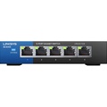 Linksys SE3005: 5-Port Gigabit Ethernet Unmanaged Switch, Computer Network, Auto-Sensing Ports Maximize Data Flow for up to 1,000 Mbps (Black, Blue)