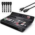 Blackmagic Design ATEM Television Studio Pro 4K Live Production Switcher with 6ft Power Cord and 5 Pack of SolidSignal Cable Ties (SWATEMTVSTU/PRO4K)