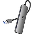 uni USB Hub, Aluminum 4-Port PS4 USB 3.0 Data to USB Hub Adapter (Ultra-Slim) Compatible with PC, MacBook Air, Mac Pro/Mini, iMac, Surface Pro, XPS, PS5, Xbox One, Flash Drive, Mob