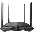 Tenda AC1200 Dual Band WiFi Router, High Speed Wireless Internet Router with Smart App, MU-MIMO for Home (AC6),Black