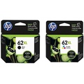 HP 62XL Black/Tri-Color High Yield Ink Cartridge Bundle