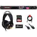 Blackmagic Design HyperDeck Studio 4K Pro Bundle with 128GB Extreme PRO Memory Card, AKG K240 Pro Headphones, Power Cord, XLR Cable, and Screen Wipes