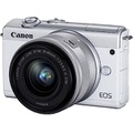 Canon EOS M200 Compact Mirrorless Digital Vlogging Camera with EF-M 15-45mm Lens, Vertical 4K Video Support, 3.0-inch Touch Panel LCD, Built-in Wi-Fi, and Bluetooth Technology, Whi