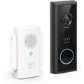 eufy Security, Battery S200 Video Doorbell Kit, Wire-free Doorbell, Free Wireless Chime, Wi-Fi Connectivity, 1080p-Grade Resolution, No Monthly Fees, 120-day Battery, AI Detection,