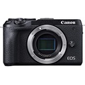 Canon Mirrorless Camera [EOS M6 Mark II] (Body) for VloggingCMOS (APS-C) Sensor Dual Pixel CMOS Auto Focus Wi-Fi Bluetooth and 4K Video, Black