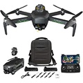 NiGHT LiONS TECH GPS Drones with 4K UHD Camera for Adults,13000Ft 5GHz FPV Transmission,EVO Obstacle Avoidance,3-Axis Gimbal,EIS Anti-Shake,Brushless Motor,L7 Wind Resistance（2 Bat