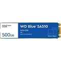 Western Digital 500GB WD Blue SA510 SATA Internal Solid State Drive SSD - SATA III 6 Gb/s, M.2 2280, Up to 560 MB/s - WDS500G3B0B