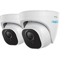 REOLINK 4K Outdoor Cameras for Home Security, IP PoE Dome Surveillance Camera with Human/Vehicle/Pet Detection, 25FPS Daytime, Work with Smart Home, Up to 256GB Micro SD Card, RLC-