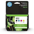 Original HP 952 Black, Cyan, Magenta, Yellow Ink Cartridges (4-pack) Works with HP OfficeJet 8702, OfficeJet Pro 7720, 7740, 8210, 8710, 8720, 8730, 8740 Series Eligible for Instan