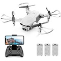 DRONEEYE 4DV9 Mini Drone for Kids with 720P HD Camera FPV Live Video RC Quadcopter Helicopter for Adults beginners Toys Gifts,Altitude Hold, Waypoints Functions,One Key Start,3D Flips,3 Bat
