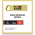 FixMeStick Gold Computer Virus Removal Stick for Windows PCs - Unlimited Use on Up to 3 Laptops or Desktops for 1 Year - Works with Your Antivirus