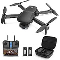 Holy Stone GPS Drone for Adults with Rock Steady Camera 4K Photo 2-axis Gimbal,HS360 FPV Quadcopter for Beginners,Brushless Motor,46Mins Flight Time,Long Range,5GHz Wifi,Follow Me,
