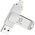 JSL JDTDC MFi Certified 128GB Photo-Stick-for-iPhone-Storage iPhone-Memory iPhone USB for Photos iPhone USB Flash Drive Memory for iPad External iPhone Storage iPhone Thumb Drive for iPad Ph