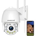 HOSAFE.COM Security Camera Outdoor 2K 4MP, Hosafe WiFi IP Camera Home Security System, Floodlight Motion Detection, Pan Tilt Auto Tracking, Two Way Audio, Color Night Vision, Waterproof Video