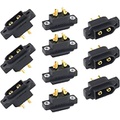 Amass 10 PCS XT60EW-M Mountable XT60E Male Plug Connector for RC Drone Aircraft FPV Racing Drone