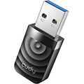 Cudy AC1300 WiFi USB 3.0 Adapter for PC, USB WiFi Dongle, 5Ghz /2.4Ghz, WiFi USB 3.0, Wireless Adapter for Desktop/Laptop, Compatible with Windows 7/8/8.1/10/11, mac OS, Linux, WU1