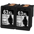 BAOYAN Remanufactured HP Ink 63 63xl Ink Cartridges Black and Color Combo Pack for HP Printers Works with HP DeskJet 1112 2130 3630 Series HP Envy 4510 4520 HP OfficeJet 3830 4650 5200 (2