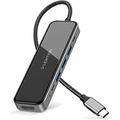 LENTION USB C Hub with 100W Power Delivery, 4K HDMI, USB 3.0 & Type C Data Compatible with 2021-2016 MacBook Pro 13/15/16, New Mac Air/Surface, Chromebook, More, Stable Driver Adap