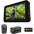 Atomos Shinobi 5.2 4K HDMI Monitor Bundle with Lithium-Ion Battery, AC/DC Charger & Screen Cleaning (5-Pack)