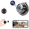 Shaopao Mini cam Hidden Spy Small Camera with Audio, Home Surveillance Camera, Two-Way Voice and Video Call, 1080P IP HD Infrared Night Vision Motion Detection Reminder, for Home Car Indoo