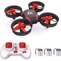 ATTOP Mini Drone for Kids and Beginners-Easy Remote Control Drone, One Key Take Off, Auto-Pairing, Altitude Hold, Throw to Fly Kids Drone, Speed Adjustable Setting w/3 Batteries Ki