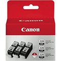 Canon PGI-220 Black Ink Cartridges (2945B004), Pack of 3