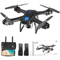 Newppy Drone with 1080P Camera for Adults Kids, Beginner Drone with WiFi Live Video, FPV Drone, RC Quadcopters with Altitude Hold, Headless Mode, 3D Flip, One Key TakeOff, Drones f