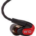 Westone Audio W10 Single-Driver True-Fit Earphones with Mmcx Audio Cable and 3 Button Mfi Cable with Microphone, Black