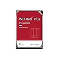 Western Digital 6TB WD Red Plus NAS Internal Hard Drive HDD - 5400 RPM, SATA 6 Gb/s, CMR, 256 MB Cache, 3.5 -WD60EFPX
