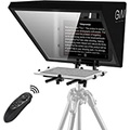 GVM Great Video Maker GVM Teleprompters for ipad Tablet DSLR Camera Portable 18 Teleprompter Kit with Remote Control & App,Solid Aluminum Constructions,Colorless Spectroscope,Ultra HD Wide-Angle Lens