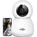 Hiseeu 【2K, Smart Motion Tracking 3MP Wireless Security Camera for Home, WiFi Pet Camera for Baby Monitor, Nanny, Dog and Cat, Phone App,360-degree, 2 Way Audio, Night Vision,Compa