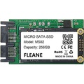 FLEANE 256GB MS02 MicroSata SSD Compatible with HP 2740p 2730p 2540p IBM X300 X301 T400S T410S Replace MK1233GSG MK1633GSG MK2533GSG 1.8 HDD (256GB)
