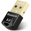 Bluetooth Adapter for PC, Maxuni USB Mini Bluetooth 5.0 Dongle for Computer Desktop Wireless Transfer for Laptop Bluetooth Headphones Headset Speakers Keyboard Mouse Printer Window