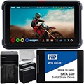 Atomos Ninja V 5 4K HDMI Recording Monitor with WD Blue 500GB Sata SSD Essential Bundle ? Includes: 2X Rechargeable Lithium-Ion Battery + Battery Charger + Microfiber Cleaning Clot