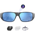 OhO sunshine OhO 64GB Camera Glasses,1080P Full HD Smart Glasses with UV400 Sunglasses Lens with IP44 Waterproof for Outdoor Sport