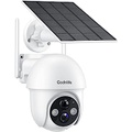 Codnida Security Camera Wireless Outdoor,2K Solar Security Camera,3MP Battery Powered Surveillance Camera for Home with Night Vision,PTZ Control,2-Way Audio,Motion Detection,Compat
