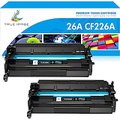 TRUE IMAGE Compatible Toner Cartridge Replacement for HP 26A CF226A 26X CF226X Pro M402n M402dn M426 M402d M402dw Laser Jet MFP M426fdw M426fdn M402 M426dw Printer Ink (Black, 2-Pa