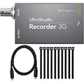 Blackmagic Design UltraStudio Recorder 3G Capture Device Bundle with Thunderbolt 3 (40 Gbps) USB-C Cable (100W, 0.5m) and 6-Inch Fastening Cable Ties (10-Pack) (3 Items)