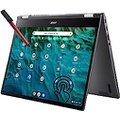 Acer Chromebook Spin 514 14 FHD 2-in-1 Touchscreen Laptop, AMD Ryzen 3 5125C 3.00GHz, 8GB LPDDR4X RAM, 128GB eMMC, WiFi 6, Bluetooth 5.2, Backlit Keyboard, Sleeve, Chrome OS, BROAG