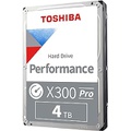 Toshiba X300 PRO 4TB High Workload Performance for Creative Professionals 3.5-Inch Internal Hard Drive ? Up to 300 TB/Year Workload Rate CMR SATA 6 GB/s 7200 RPM 256 MB Cache - HDW