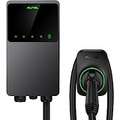Autel MaxiCharger Home Electric Vehicle (EV) Charger, up to 50 Amp, 240V, Level 2 WiFi and Bluetooth Enabled EVSE, Hardwired, Indoor/Outdoor, 25-Foot Cable with Separate Holster, D